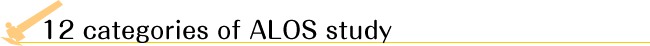 12 categories of ALOS study